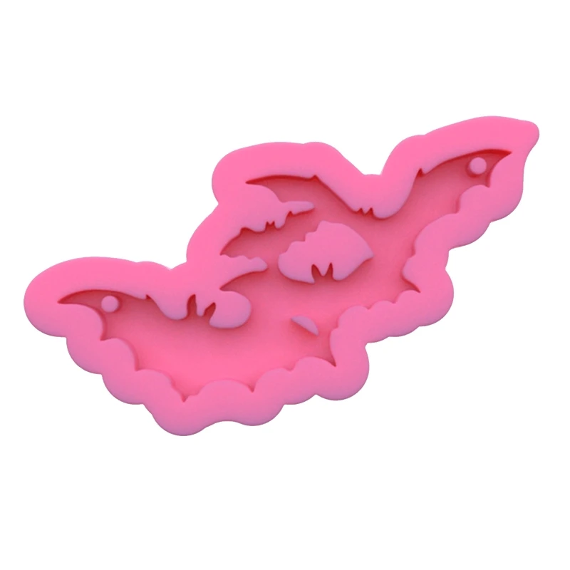 

Epoxy Resin Mold Bat Necklace Silicone Mould DIY Crafts Clay Jewelry Making Tool U4LE