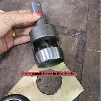 

40MM Pick Leather Tools Leather Punch Leathercraft Hole Craft Set Hollow Puncher Belt Punch for Clothing Canvas