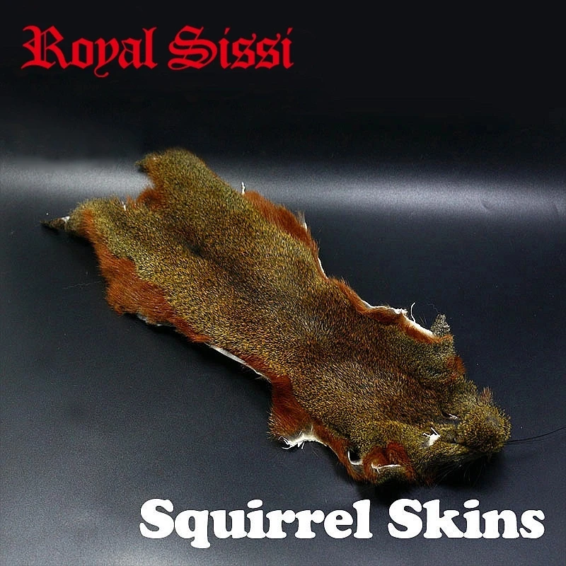 Royal Sissi 1 Pz Pino Scoiattolo Pelle Intera Denso E Naturale Mosca Barrata Legare Peli E Pellicce Scoiattolo Ninfa Dub Materiali Per Legare Le Mosch