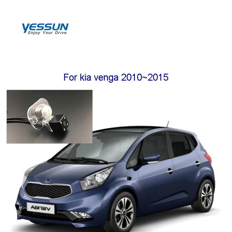 

Задняя камера ночного видения CCD для kia venga 2010 ~ 2015, резервная камера со светодиодом/камерой заднего вида