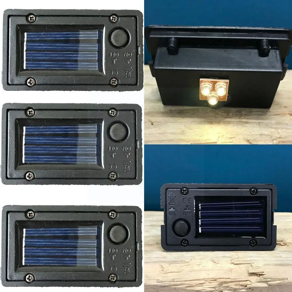 Battery Storage Box 1pc Replacement For Outdoor Garden Lawn Square Solar LED Light Waterproof Swi X7L7 For Battery Storage Box