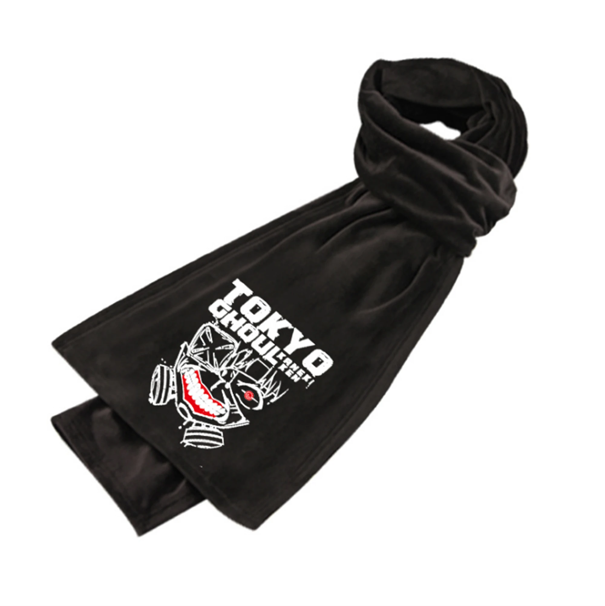 Anime Tokyo Ghoul Scarf New Two-sided Mink Velvet Scarf Men And Women Autumn And Winter Warm And Cold Scarf men wearing scarves Scarves