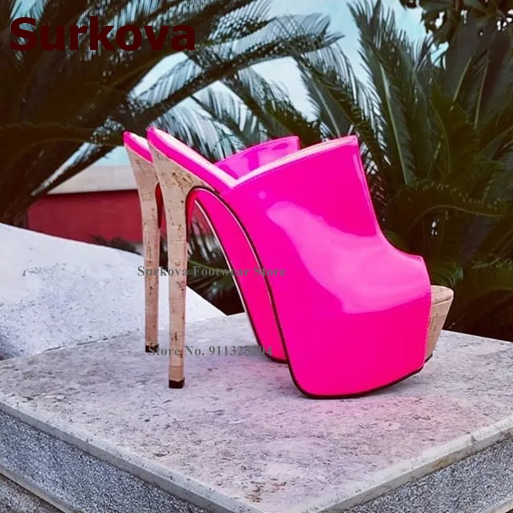 Surkova Wooden Heel Platform Dress 
