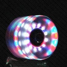 6 Lights Flashing 4 Wheels Skateboard Wheel Skateboard Banana Board Fish Board Luminous 6045 7051 Gyroroue Fitness Equipment