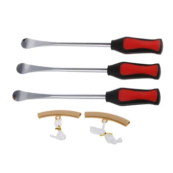 

Motorcycle Bike Metal Tyre Tire Changing Lever 2 Wheel Edge Rim Protector