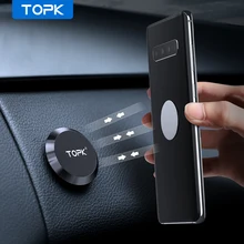 TOPK D21 Tragbare Magnetische Auto Telefon Halter Mobilen Ständer Unterstützung Smartphone Telefon Halter Für iPhone 12 11 Huawei Xiaomi