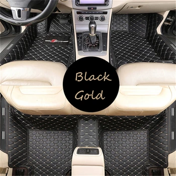 

High Side Leather Auto Car Floor Foot Mat For Toyota Crown (2007-2018, for 5seats model Only) Car Styling Floor Mat
