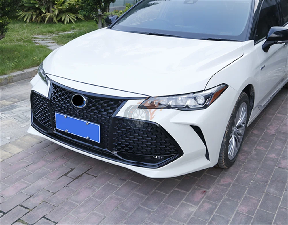 Черный ABS сотовый сетчатый гриль для Toyota Avalon гриль+ зарубежный выпуск обновленная гоночная решетка аксессуары для стайлинга автомобилей