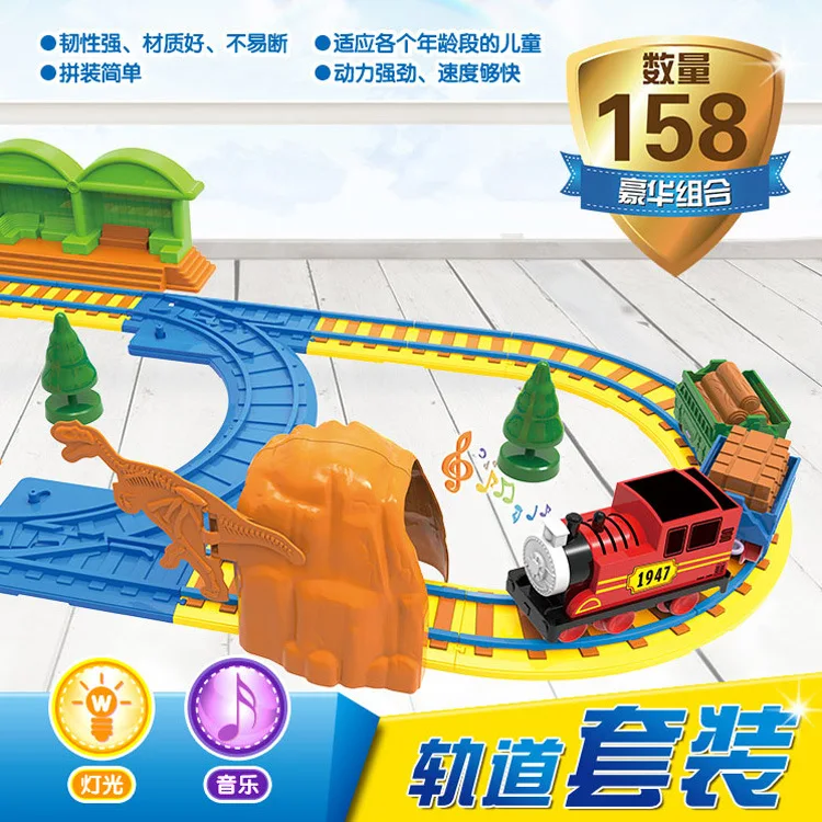 

Flexible Camera Track Car Electric tuo ma si Front Assembled Electric Speed Camera Track Educational Toy Creative Spell DIY