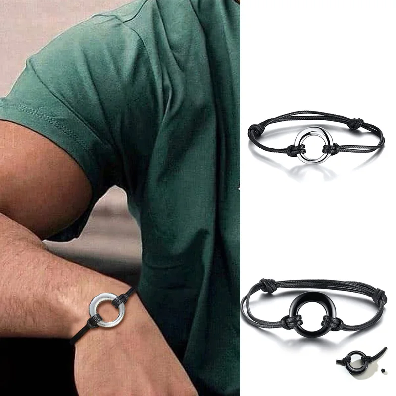 PET CREMATION JEWELRY URN MEMORIAL CIRCLE BRACELET SYMPATHY GIFT REMEMBRANCE IN LOVING MEMORY ASHES HOLDER | Украшения и