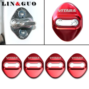 

4pcs/lot Car Door Lock Covers Car Styling Case For Suzuki Vitara 2017 Emblems