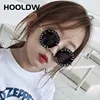 HOOLDW mode enfants lunettes de soleil Cool enfants enfants garçons filles voyage Anti-uv lunettes de soleil UV400 Protection bébé nuances lunettes ► Photo 2/6