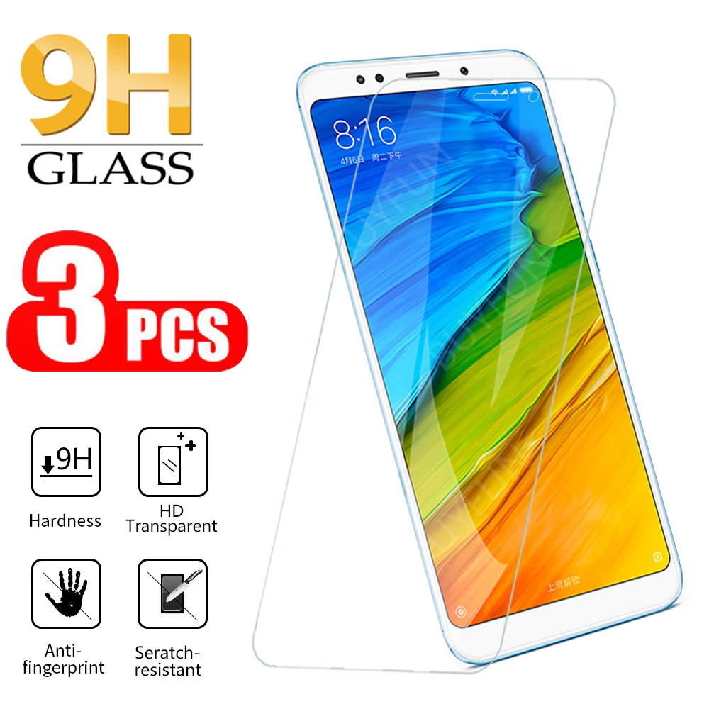 3 шт. защитное закаленное стекло для Xiaomi Redmi 5 plus 5a Защитное 5A экрана Xiomi | Мобильные