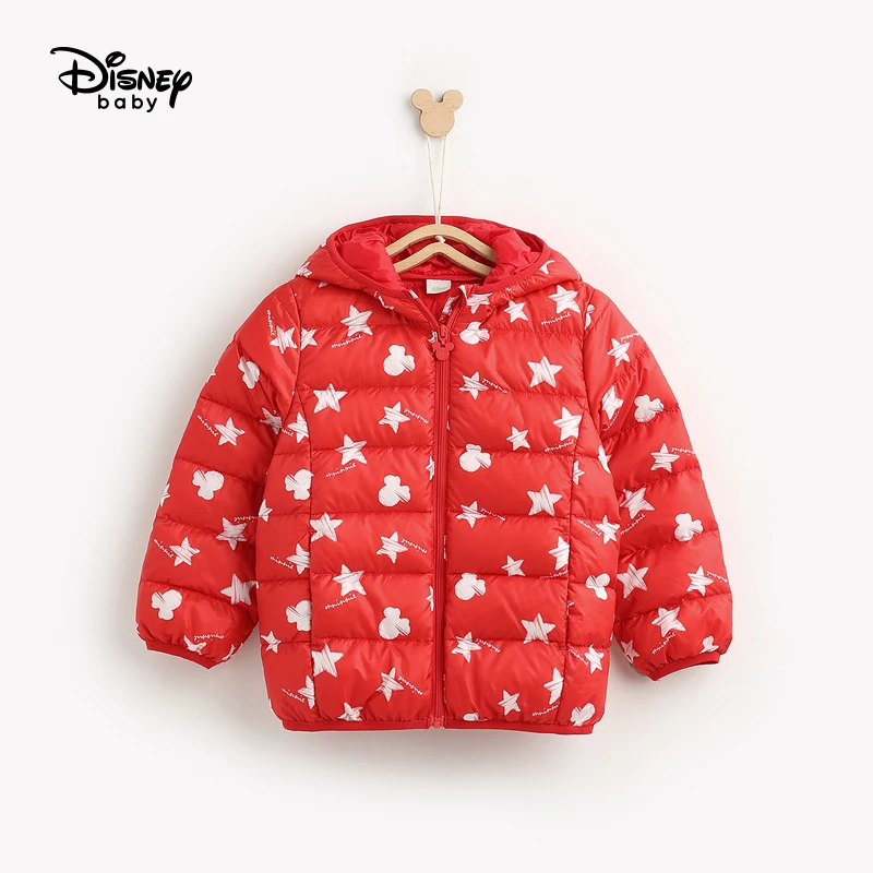 Disney Детская куртка на пуху; Для мужчин и Для женщин модели зимнее мини-белый пуховик на утином пуху короткая детская зимняя куртка для маленьких девочек одежда для детей