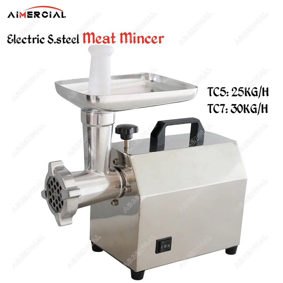 

TC5/TC7 Electric Meat Mincer Machine stainless steel Meat Grinder Sausage Machine With Blade Parts