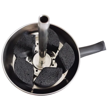 

Hookah Shisha large Charcoal Screen Holder with Handle Narguile Tobacco Bowl Accessories Gadget Hookah Charcoal Bowl 2020 New