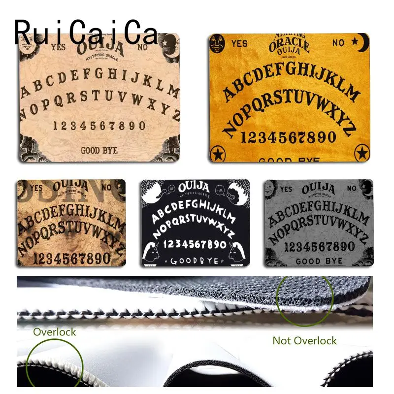 RuiCaiCa Ouija доска на заказ Ноутбук игровой Размер коврика для компьютерной мыши для 18x22 см 25x29 см маленький коврик для мыши