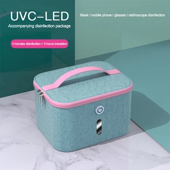 

LED Ultraviolet Light Disinfectant Tank Sterilizer Box Storage Bag UV Sterilizer Disinfection Bag Underwear Baby Bottle Toy Mask
