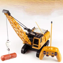 Беспроводной пульт дистанционного управления инженерный автомобильный трек моделирование беспроводной висячая башня 12 каналов кран светильник музыка детские игрушки