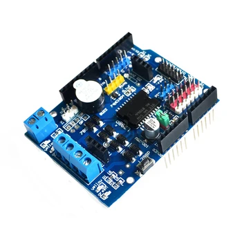

L298P PWM Speed Controller Dual High-Power H-bridge Motor Speed Controller Driver Board L298 Motor Shield Board For Arduino