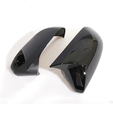 

2PCS Car Rear View Mirror Cover Trim Gloss black ABS For Toyota 2018-2019 Camry