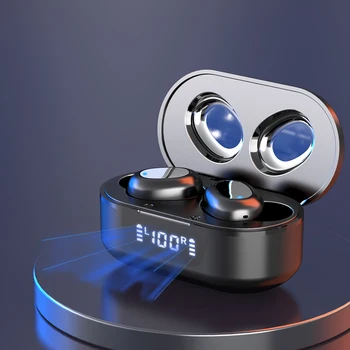 

New In-ear Wireless Bluetooth 5.0 Earphone TWS 9D HIFI Earbuds Sports Earpieces Earphones Support iOS/Android Phones