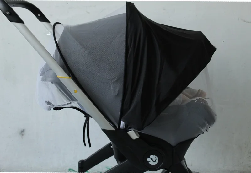 Baby Stroller Accessories Mosquito Net Sun Visor Cover For Doona Baby Car Seat Stroller and Foofoo Stroller