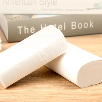 

14 Rolls/Bag 4-layer Soft Toilet Paper Raw Wood Pulp Roll Paper Paper Towels Paper Tissue for Home Bathroom Kitchen