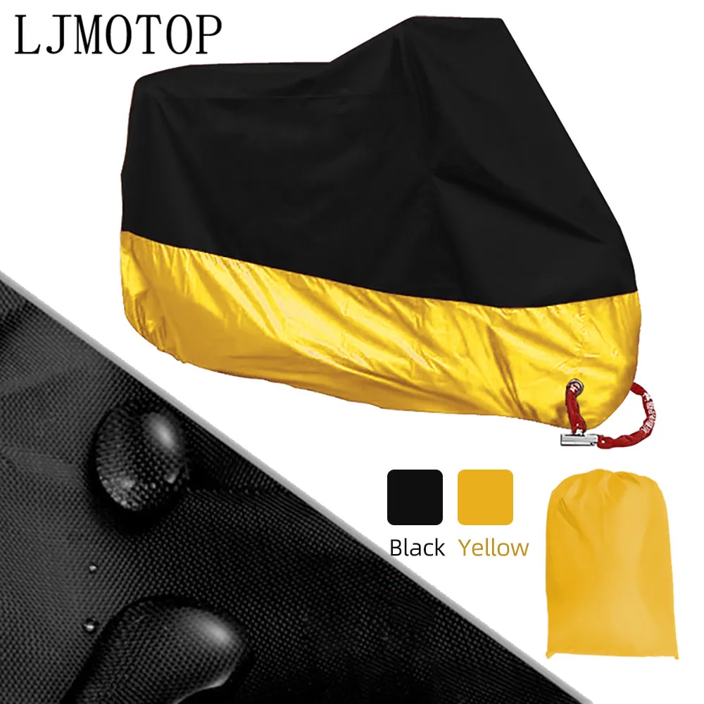 For Yamaha YZF R25 600R 600 FZ600 TRX850 FZR400 Motorcycle Cover Universal Outdoor UV Scooter waterproof Rain Dustproof Cover