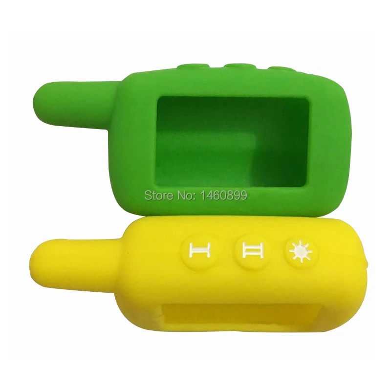 Silicone Key Keychain Case Body Cover 2 Way Car Alarm System LCD Remote Control Shell Key Starline A6 A9 A8 A4 A2 A1 House key case cover car key chain
