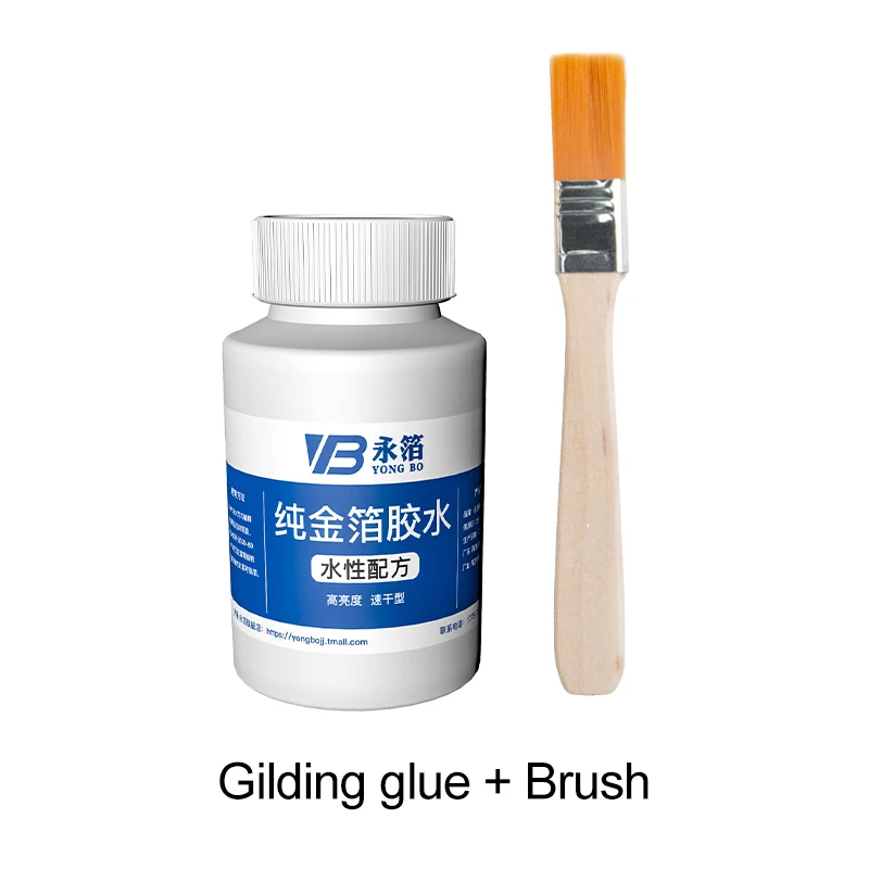 100ml Gilding Glue for Gold Leaf Foil Water-based Glue for Gold Foil Sheets  Craft Paper