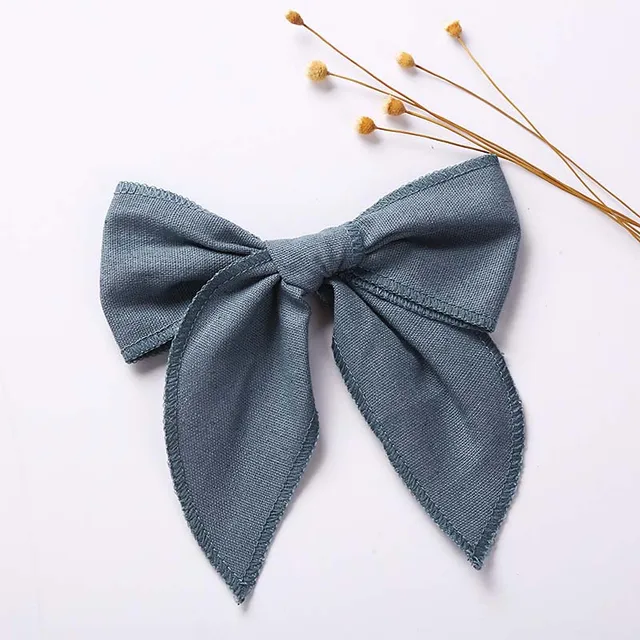 Elegant Chiffon Big Bow Spring Hair Clip Fashion Print Floral Hair Barrette For Women Girls Sweet Hairclip Hair Grip Accessories type 04