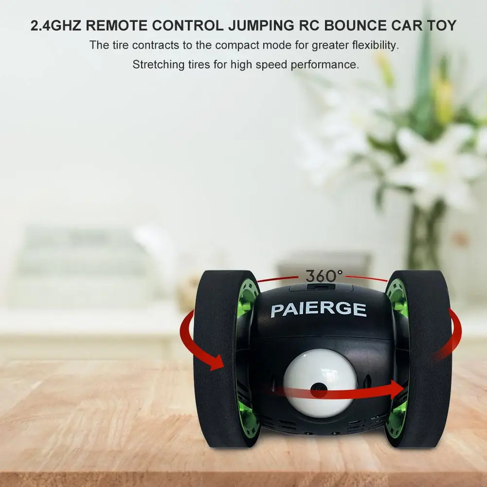 

2.4Ghz Wireless Remote Control Car Model Jumping RC Bounce Car Toy with High Speed Performance Electric toy for Kids