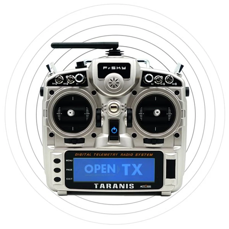 Silver Новое обновление FrSky Taranis X9D Plus 24CH доступ ACCST D16 Mode2 передатчик M9 Датчик Холла карданный беспроводной тренировочный - Цвет: Silver