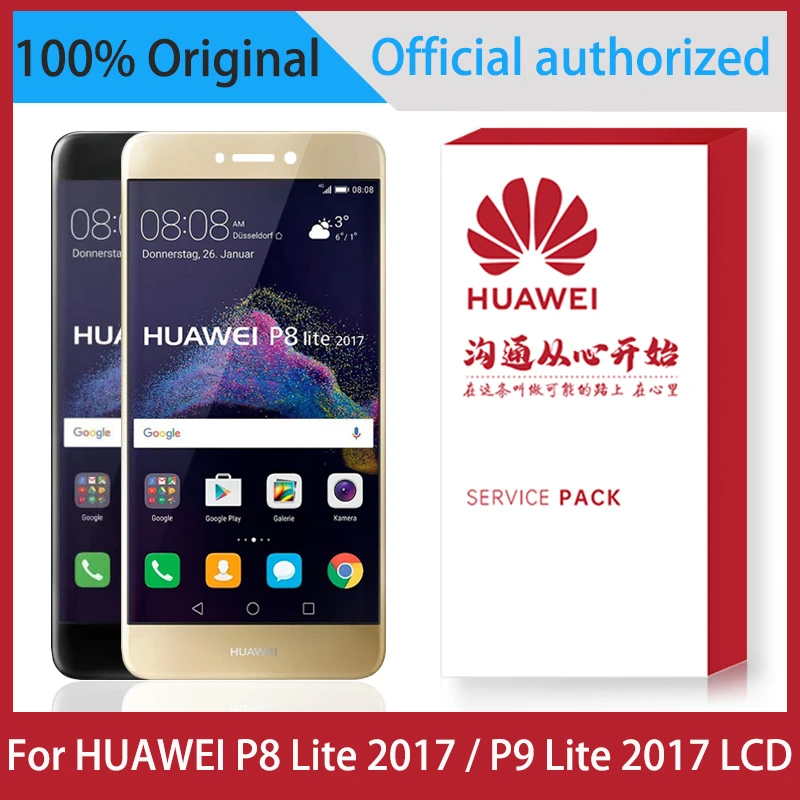 Оригинальный дисплей 5 2 ''для Huawei P8 Lite 2017 / P9 PRA-LA1 ЖК сенсорный экран дигитайзер