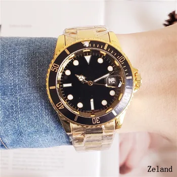 

Watch New Automatic rlx Men's Sapphire black GMT Movement 40MM Sterile Dial Luminous Hands Winding Stainless Steel Case