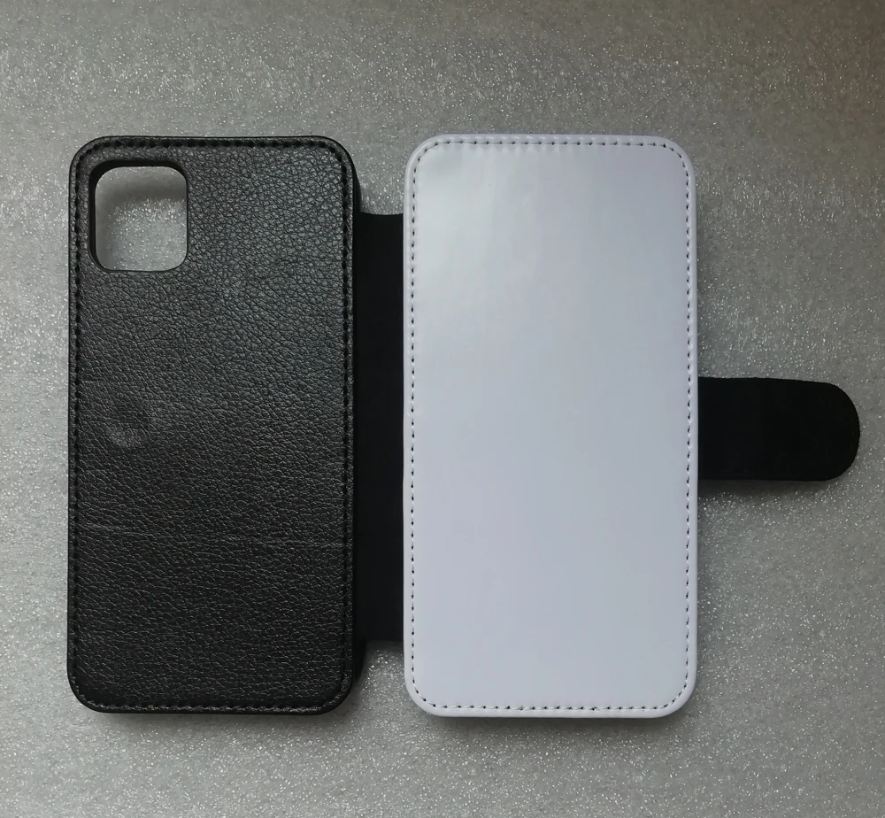 

Blank Flip Leather phone case for iPhone 5 6 7 8 plus / X / XS Max / XR Sublimation case with printable Blank Polyester cloth