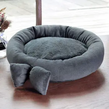 

Big Hamster Bed Small Animals Warm Bed Soft Mini Bed for Chinchilla Hedgehog Rabbit Round Rabbit Bed Super Soft Long Plush house
