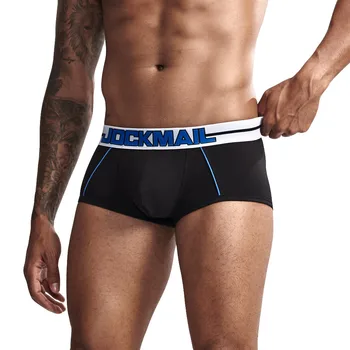 

Men's Letter Stripe Print Underwear New Cotton Sweat Absorbing Breathable Comfort Boxer Fashion Casual Underpants трусы #S