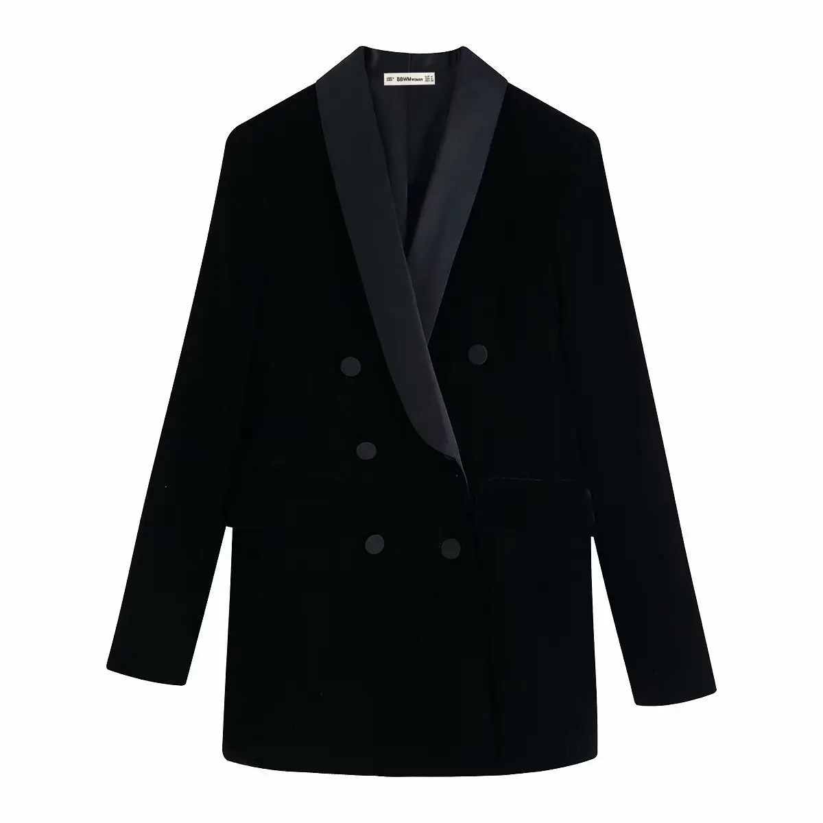 

Western Style Fashion Simple Versatile Velvet Formal Dress Suit Jacket Women's 1-52-9823