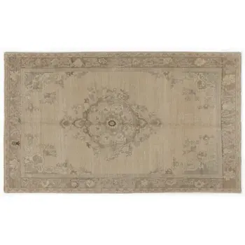 

Handmade Beige Antique Oushak Area Rug 165x270 Cm-5'5''X8'10''