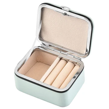 

Travel Jewelry Packing Box Cosmetic Makeup Organizer Jewelry Box Earrings Display Rings Organizer Jewelry Casket Carrying Case G