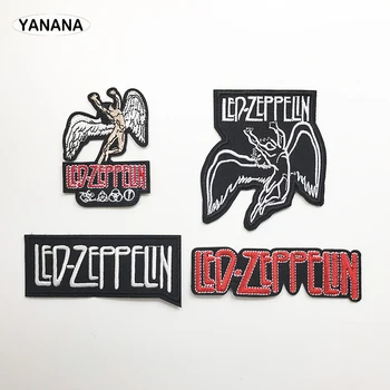 

rock music Patch Badges Embroidered Applique Sewing Iron On Badge Clothes Garment Apparel Rose Accessories