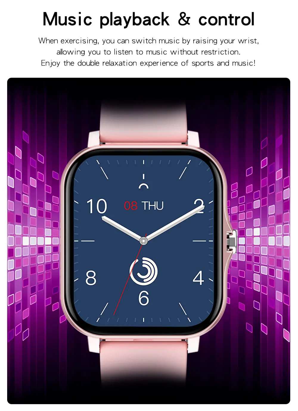 LIGE 2021 New Smart Watch Women Men Bluetooth Call Fitness Tracking Heart Rate Custom Dial Sports Waterproof Women's Smartwatch
