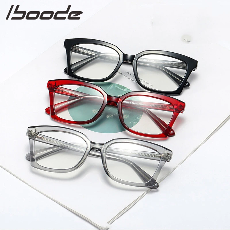 IBOODE TR90, Ретро стиль, квадратная оправа для очков, женские, по рецепту, мужские очки с оптической оправой, оправа для очков, оправа для очков