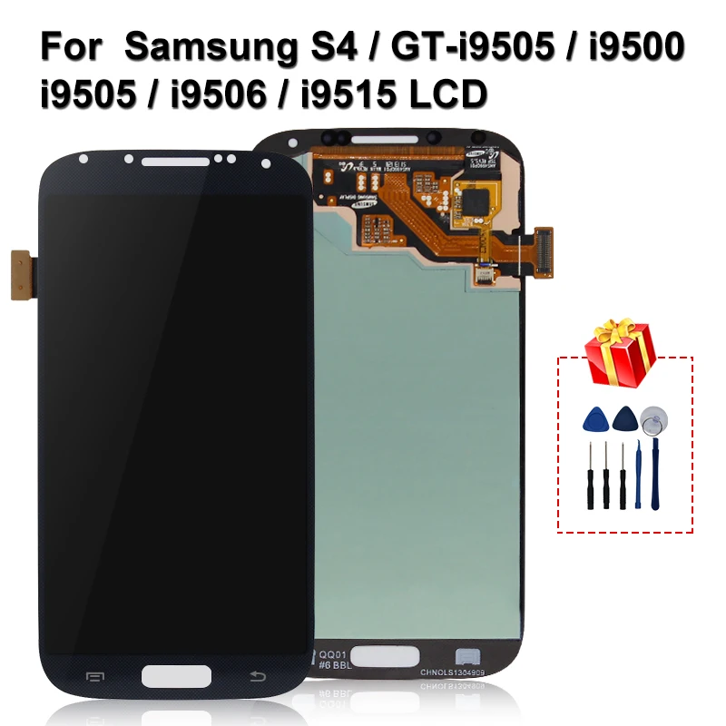 Оригинальный Для Samsung Galaxy S4 LCD i9500 GT-i9505 i9505 i9506 i9515 i337 дисплей сенсорный экран