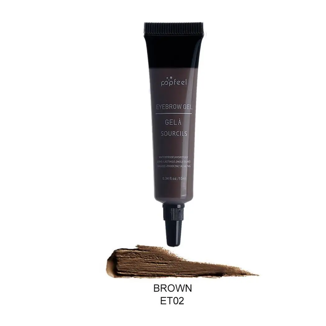 Стойкая косметика крем для бровей глаз Коричневый Повседневный 15 г Китай Гель для бровей инструменты для макияжа