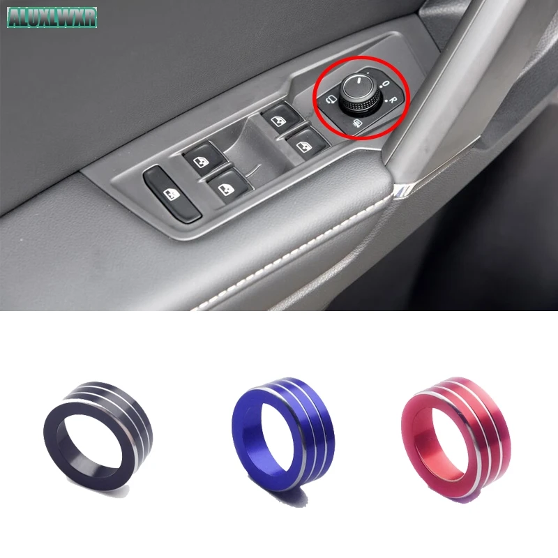Rearview Mirror Adjustment Knob Button Decorative Cover 2018 2019 2021