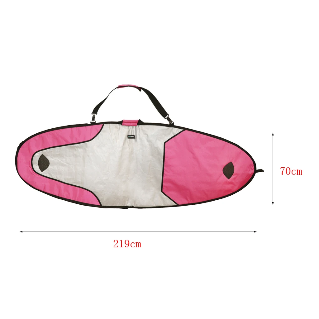 Портативная сумка для серфинга, сумка для путешествий, Лонгборд, одиночная, 7 футов, с подкладкой, SUP, чехол, держатель и плечевой ремень, сумки для серфинга