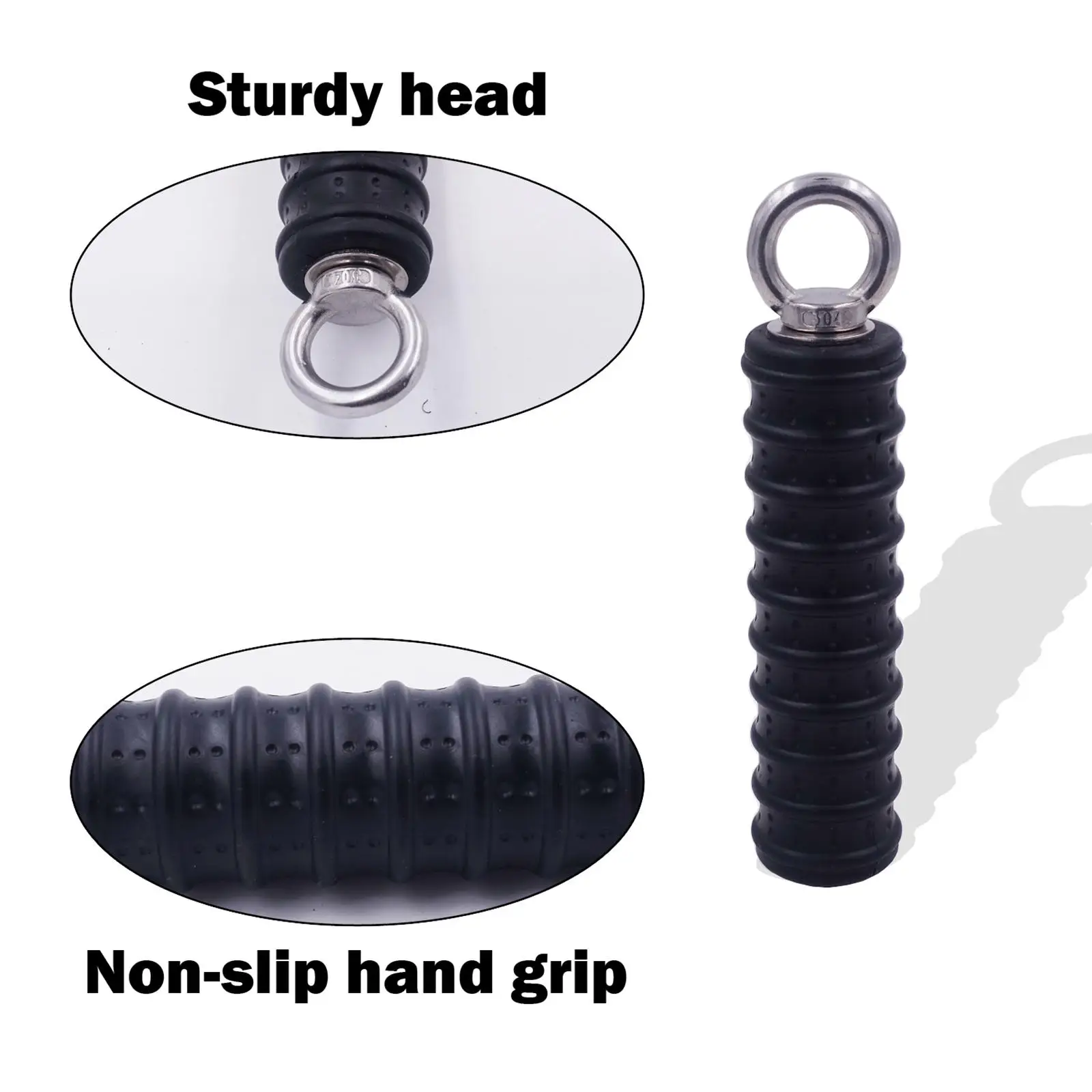 Arm muscle trainer Gym accessories Fitness workout handle Weightlifting grip Fitness cable pulley Fitness pulley cable Fitness pulley Push Down Single Gym Handle Tricep Strength Pull Up Hand Grips Cable Machine Attachment Arm Fitness Equipment